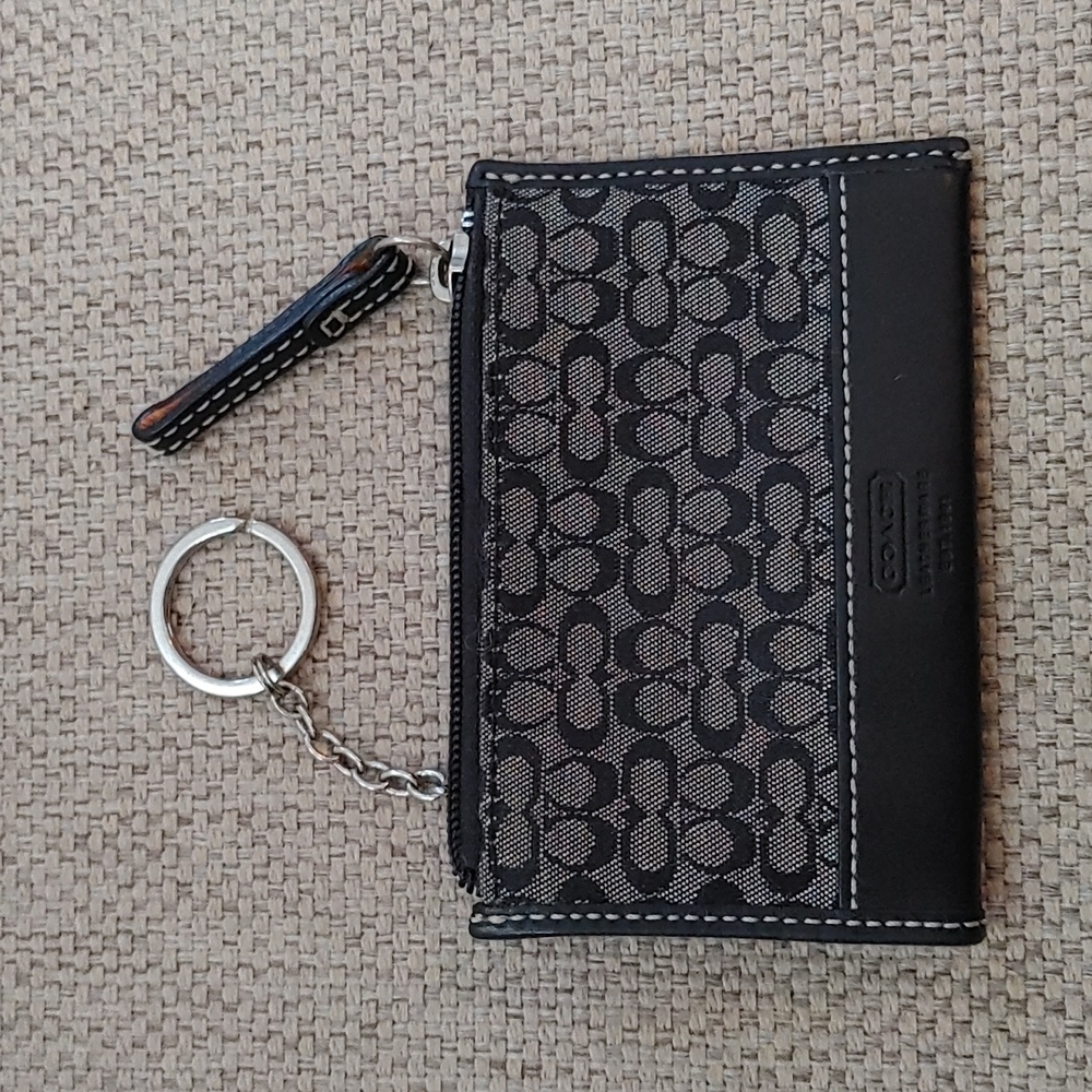 Y2K Coach Mini Skinny Coin Purse, Never Used.